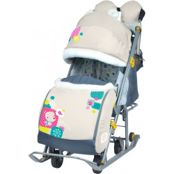 Санки коляска Ника Детям 7 - 2 Люкс