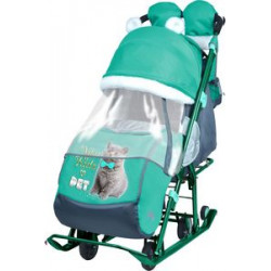 Санки коляска Ника Детям 7 - 2 Люкс