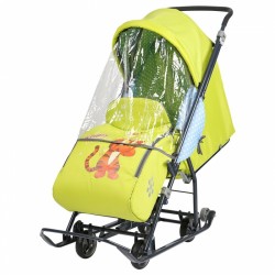 Санки коляска Disney Baby 1 Тигр лимонная